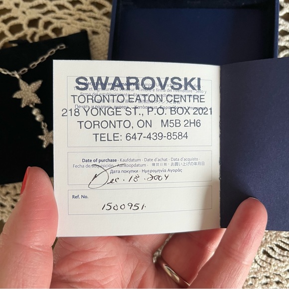 Swarovski starfish necklace with box - Picture 6 of 8